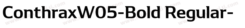 ConthraxW05-Bold Regular字体转换